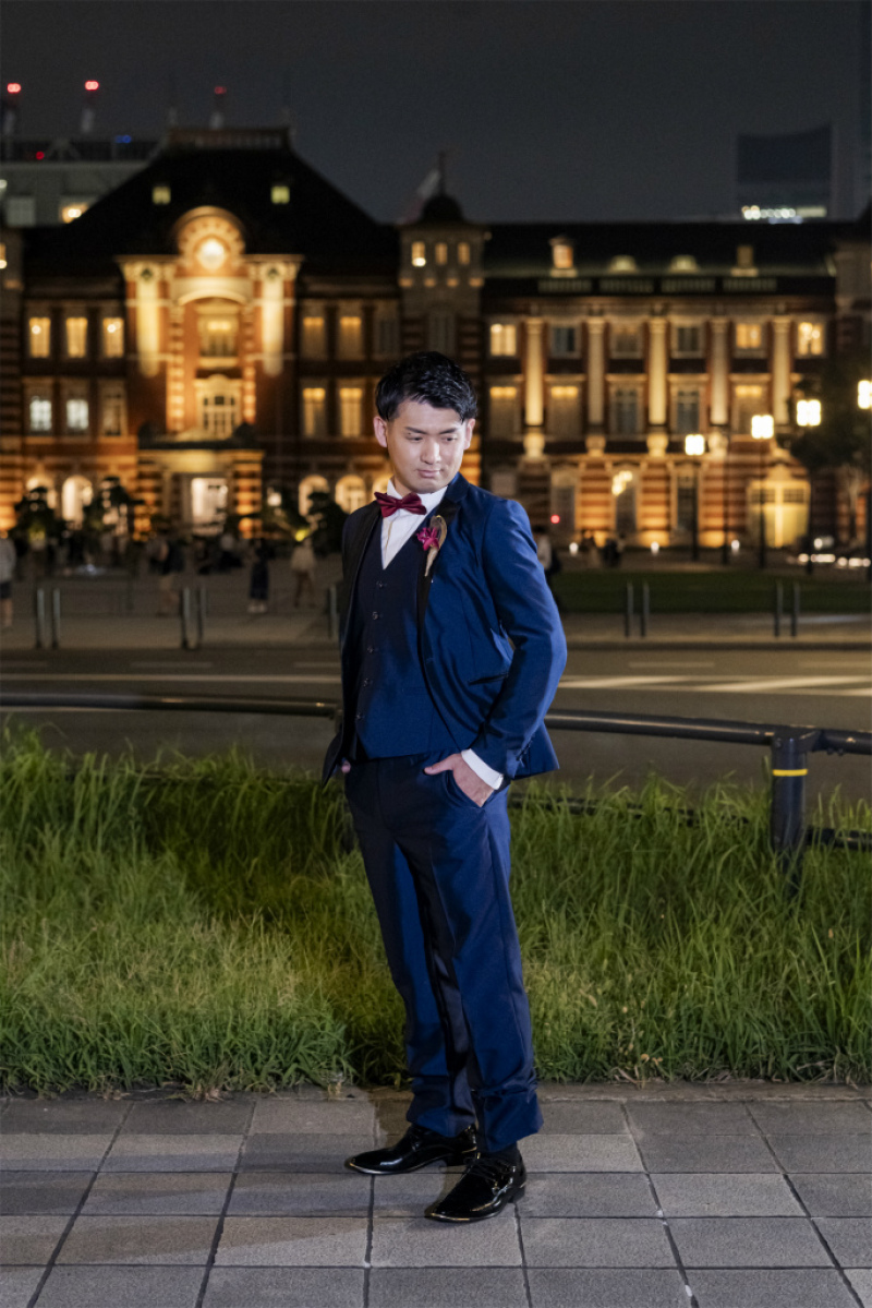 ご新郎様ソロショット