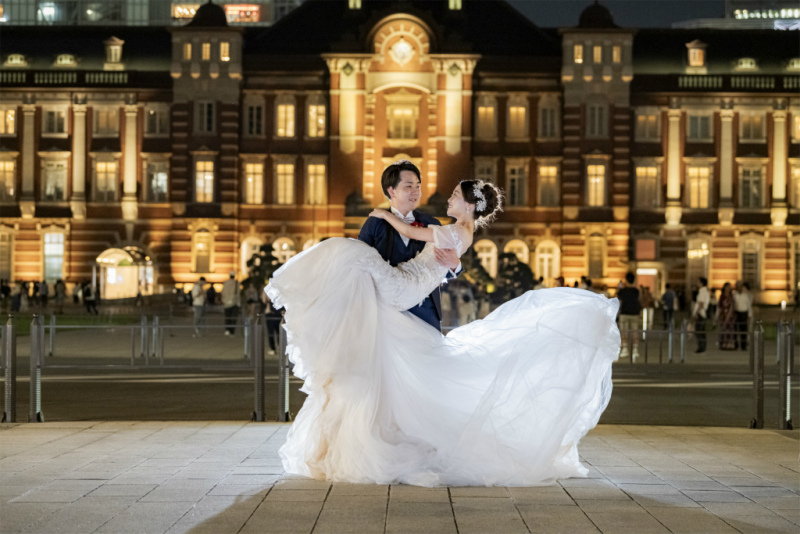 マーメイドドレス ウエディング 結婚式 前撮り ロケーションフォト マーメイドドレスでフォトウエディング♡ロケーション前撮り撮影