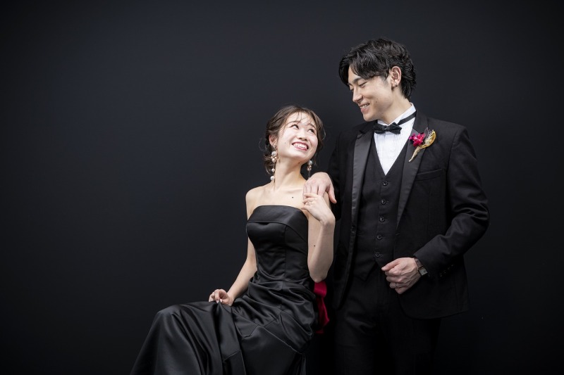 黒で格好良く☆