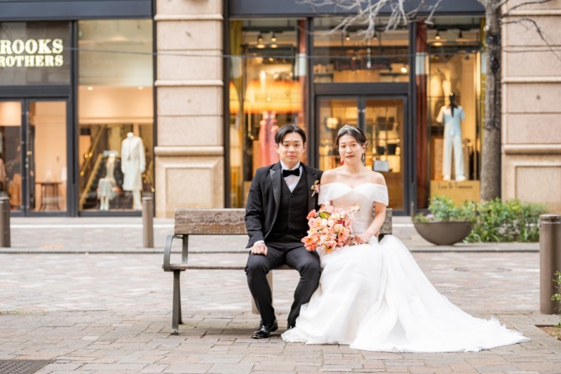 お座りショット♡