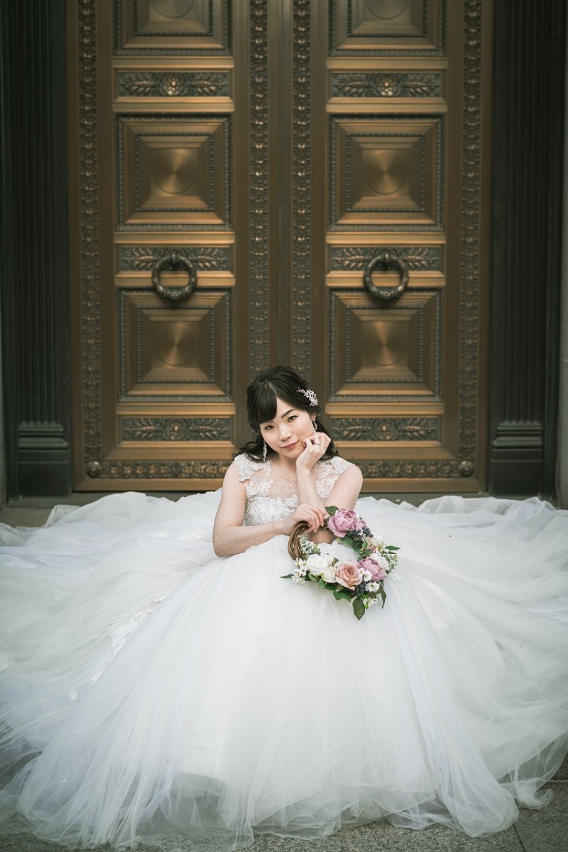 お座りショット☆