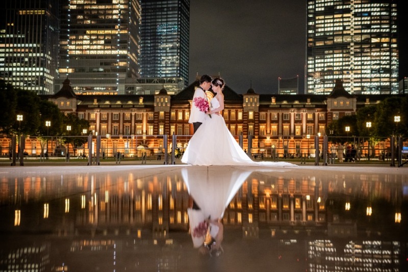 東京駅でのリフレクション