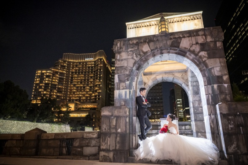 パレスホテル花嫁さんならではの画角