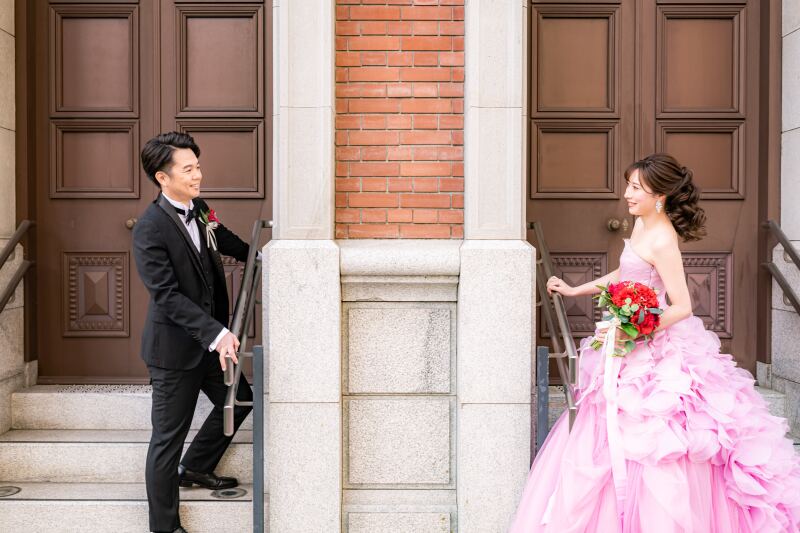 向き合いショット☆