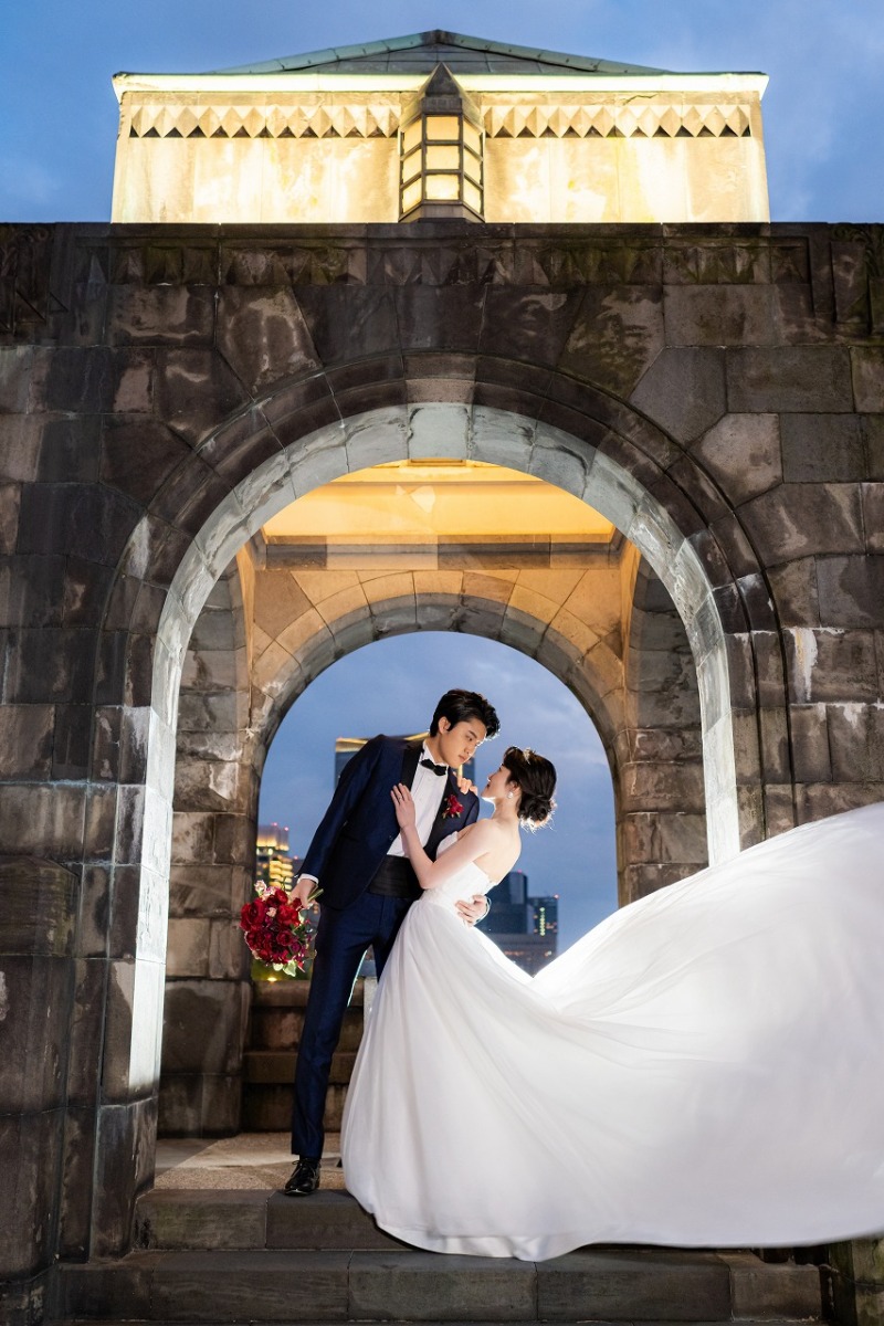 ドレスをなびかせて☆