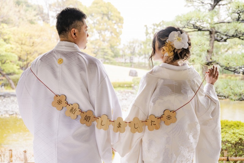 お花のガーランド