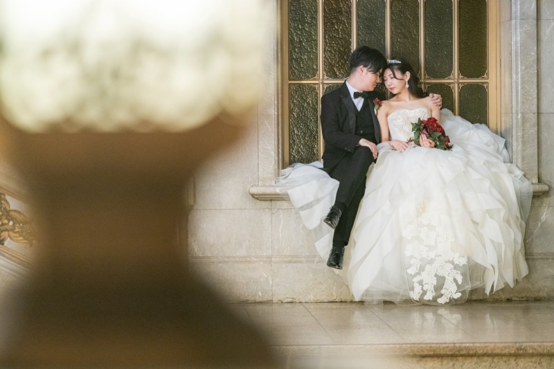 ステンドグラスで寄り添って