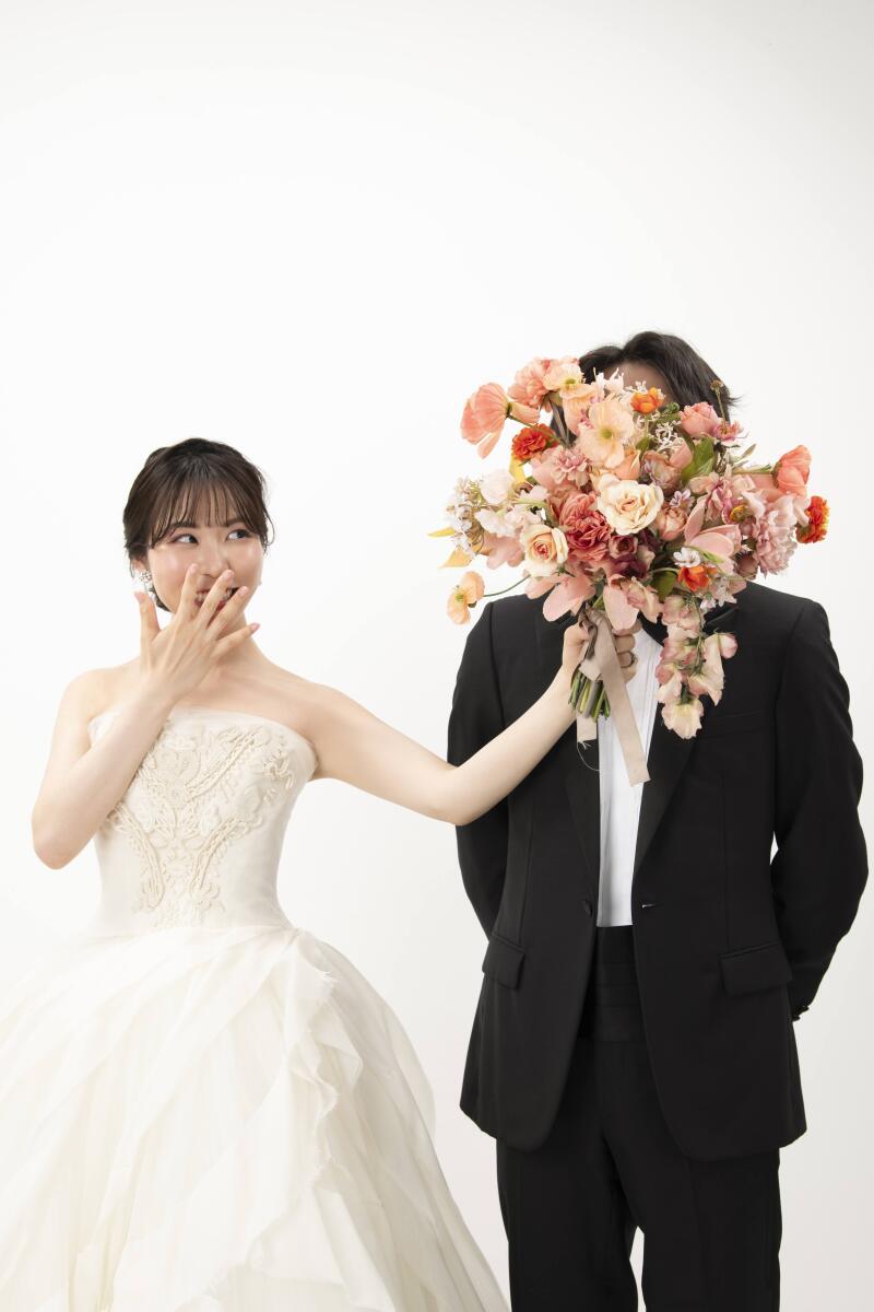 夢に見ていたボリュームドレスにお着替えして…♡