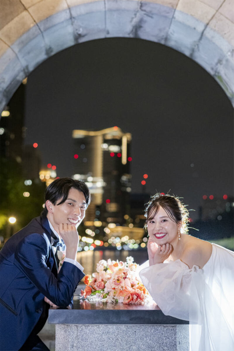 最後はお茶目にスマイル♪