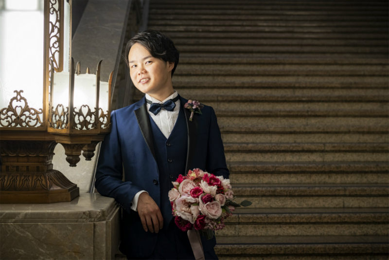 ご新郎様ソロショット