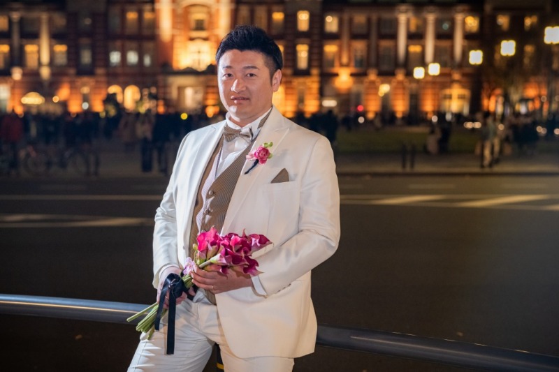 ご新郎様ソロショット