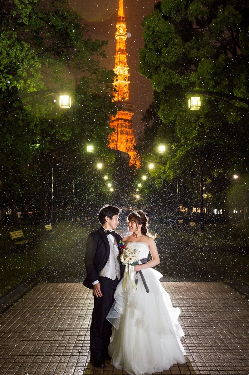 突然振り出した雨☆