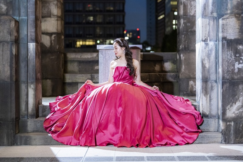 お座りショット♪