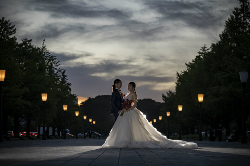 行幸通りでトワイライトショット