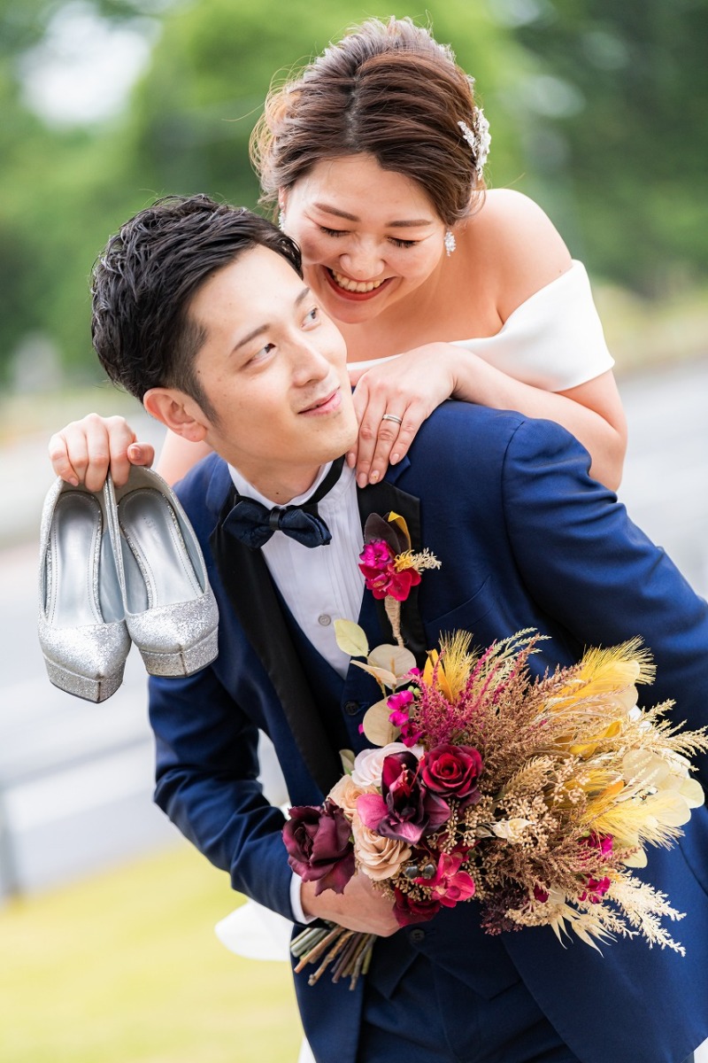 おんぶショット☆