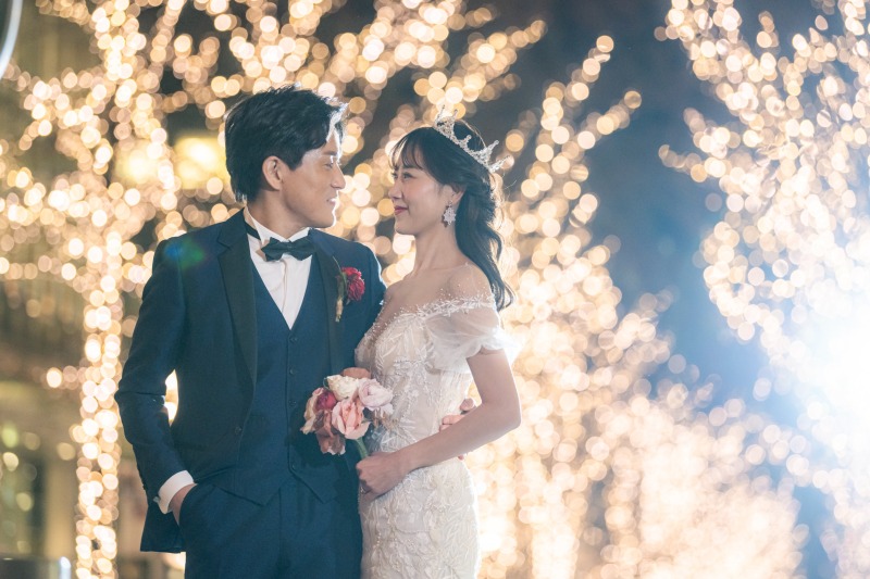 イルミネーションと☆