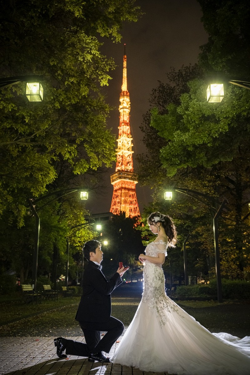 東京タワーとプロポーズショット☆