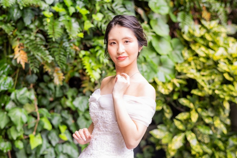 ご新婦様のソロショットも！