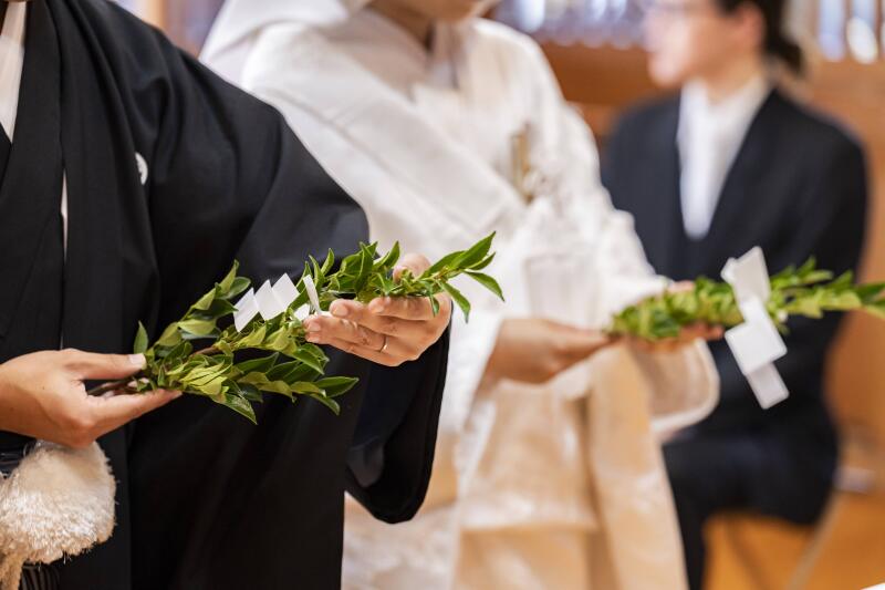 気持ちをお伝えする玉串奉奠