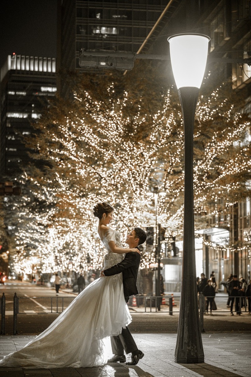 丸の内イルミネーションとの1枚！