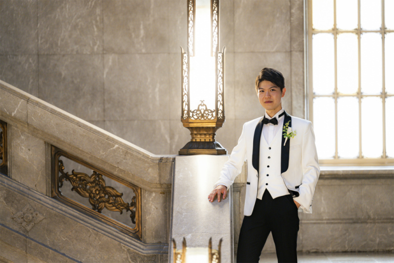 ご新郎様ソロショット