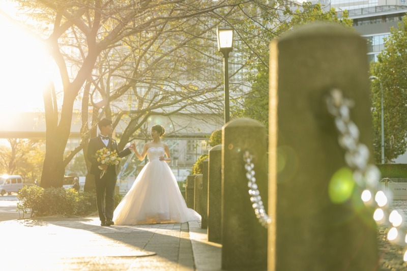 西日を活かしたお散歩ショット♪