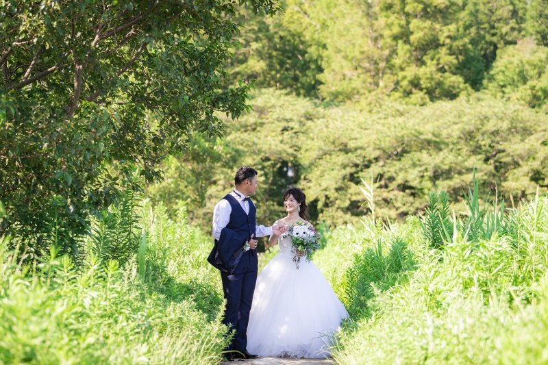 ご新婦様をエスコート♪