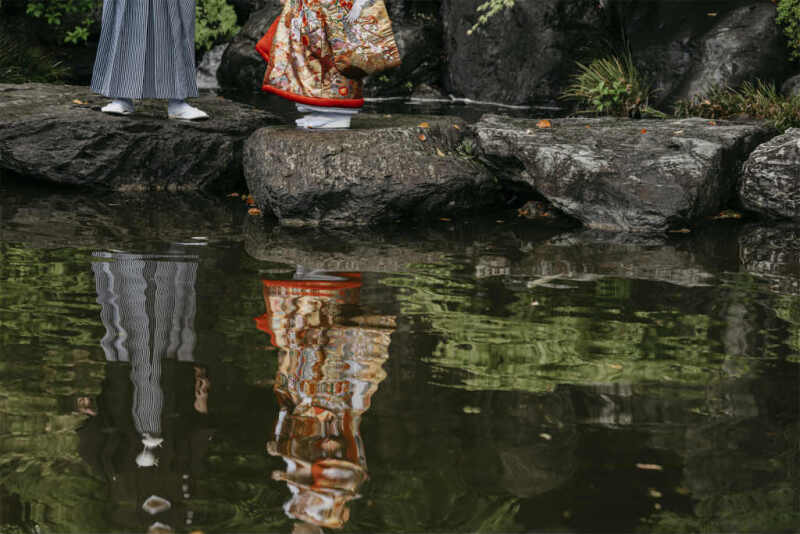 お足元ショット