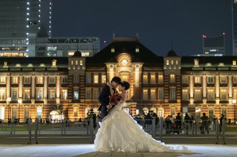 東京駅で王道センターショット!