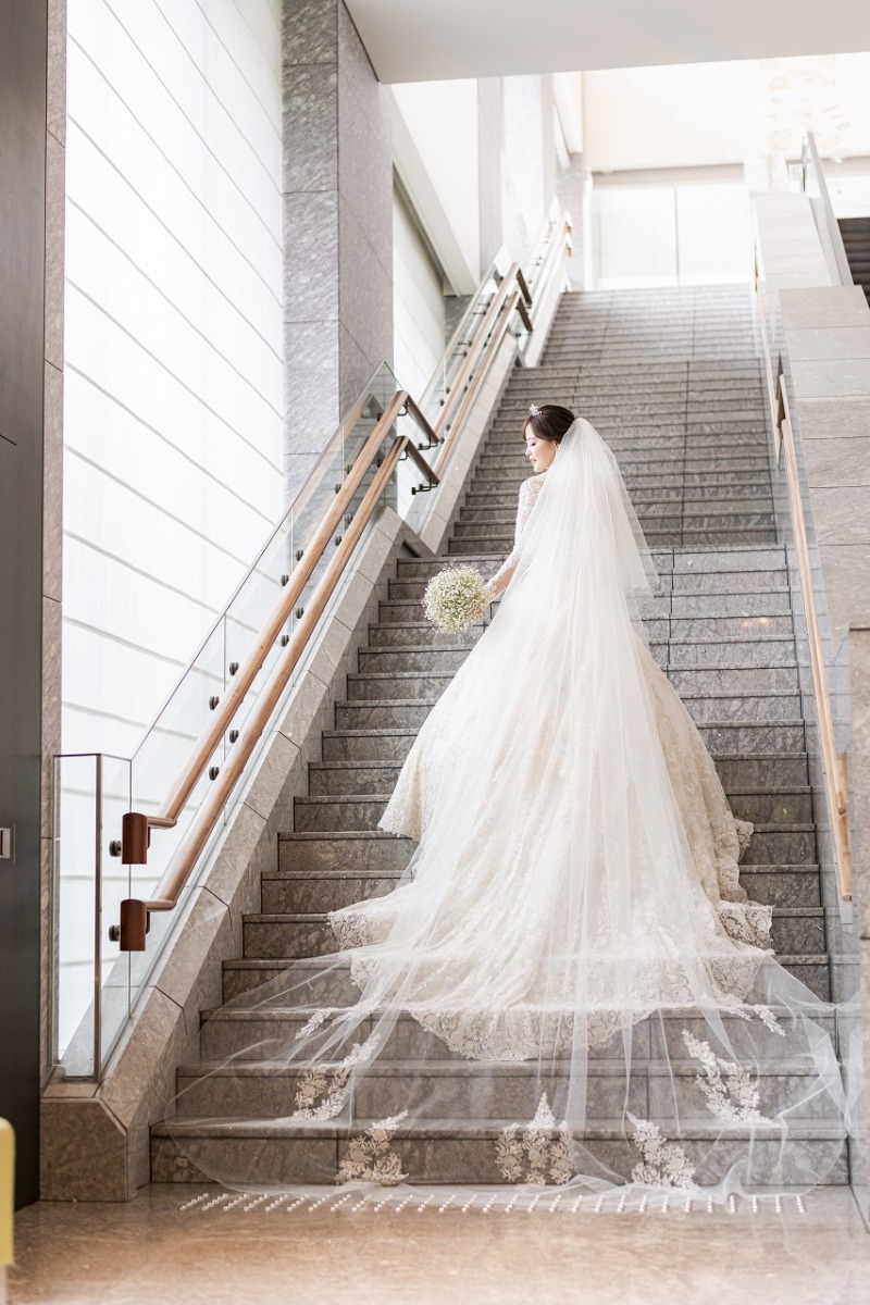 ロングベールで