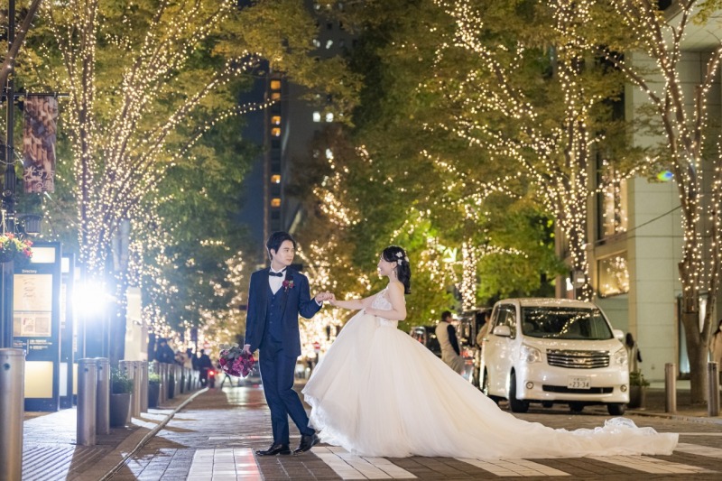 丸の内仲通のキラキラなイルミネーション♪