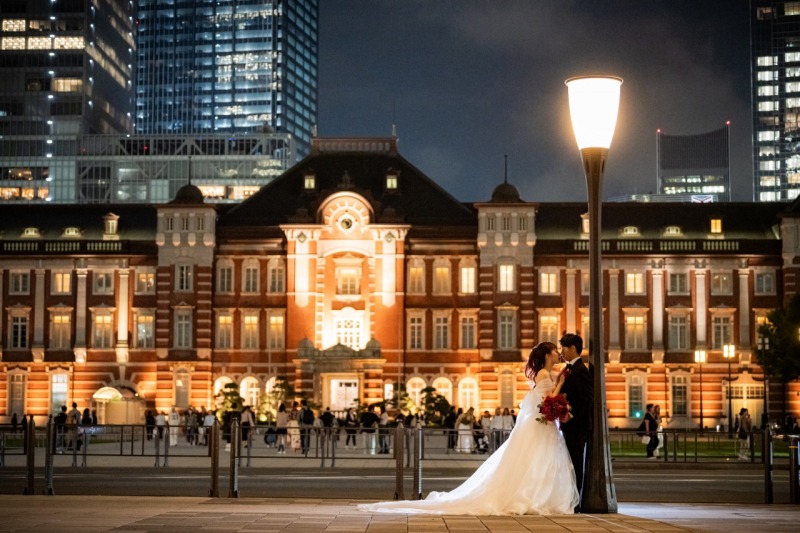 東京駅×前撮り=間違いない一枚
