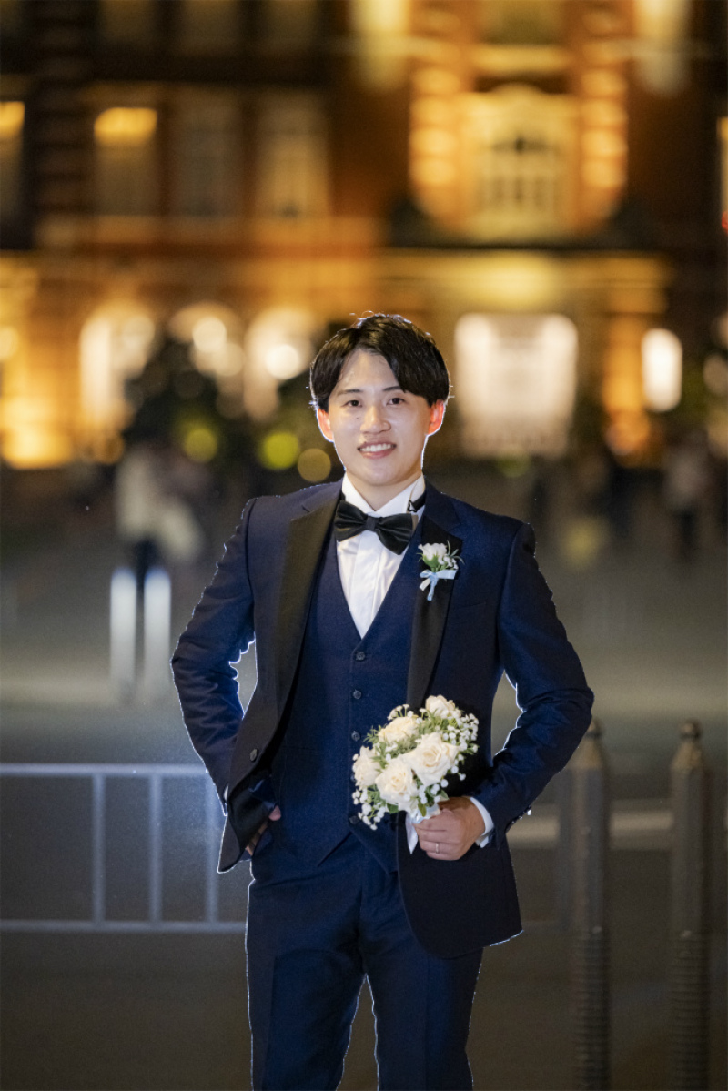 ご新郎様ソロショット