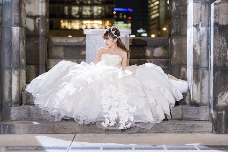 和田倉門でソロショット☆