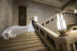 国立博物館でロマンティックなひと時を