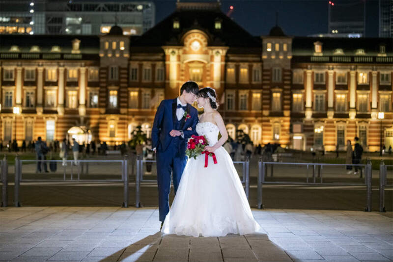 東京駅前でセンターショット☆