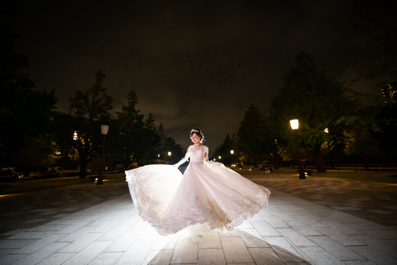 ドレスでターン☆