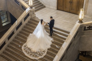 王道ロケーションで王子と姫のように…♡国立博物館と東京駅で前撮りフォト！