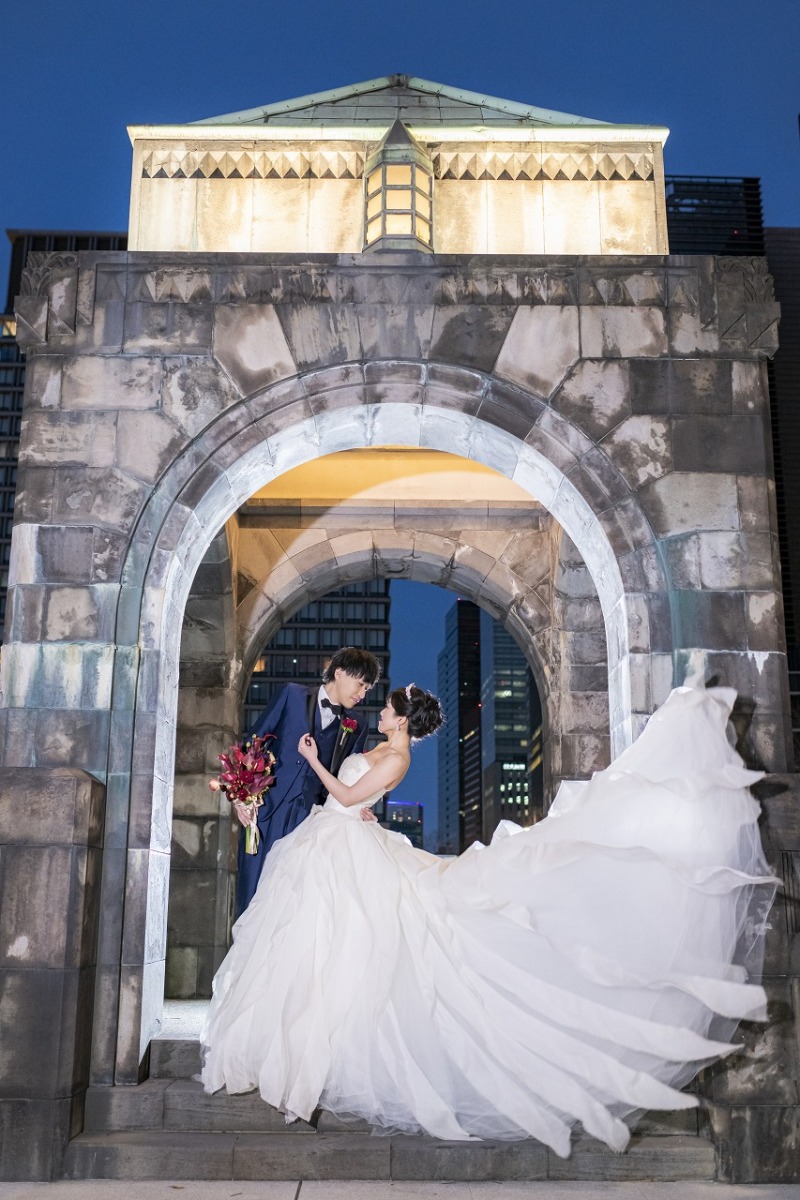 和田倉門で定番ショット☆