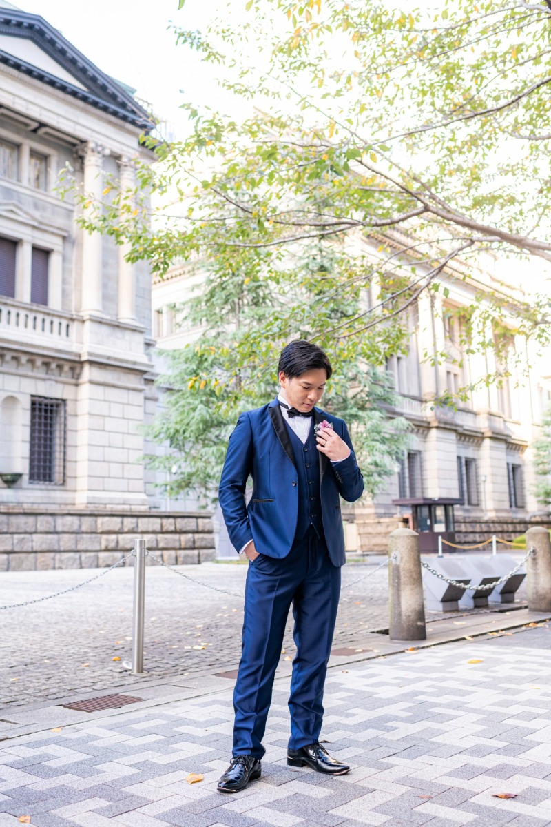 ご新郎様のソロショット!