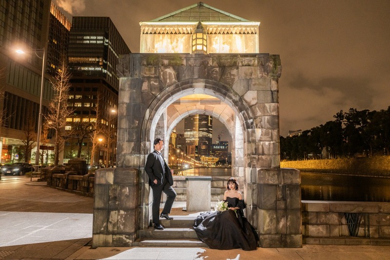 和田倉門での撮影！