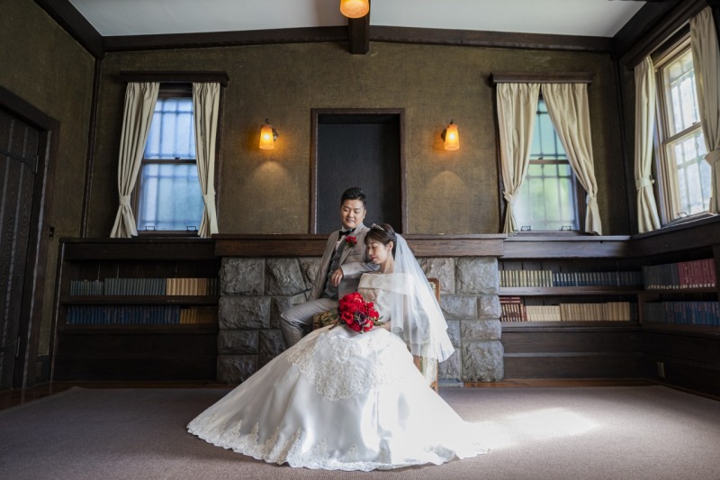 おふたりでのお座りショット