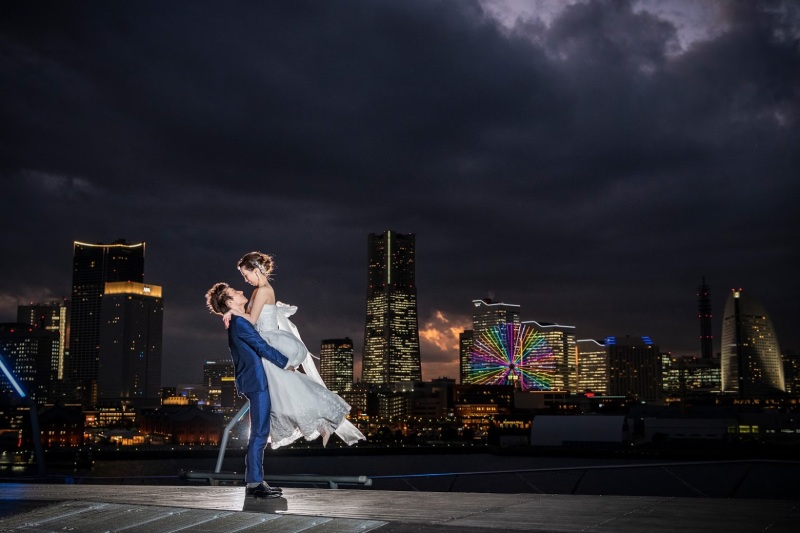 夜景と一緒に☆