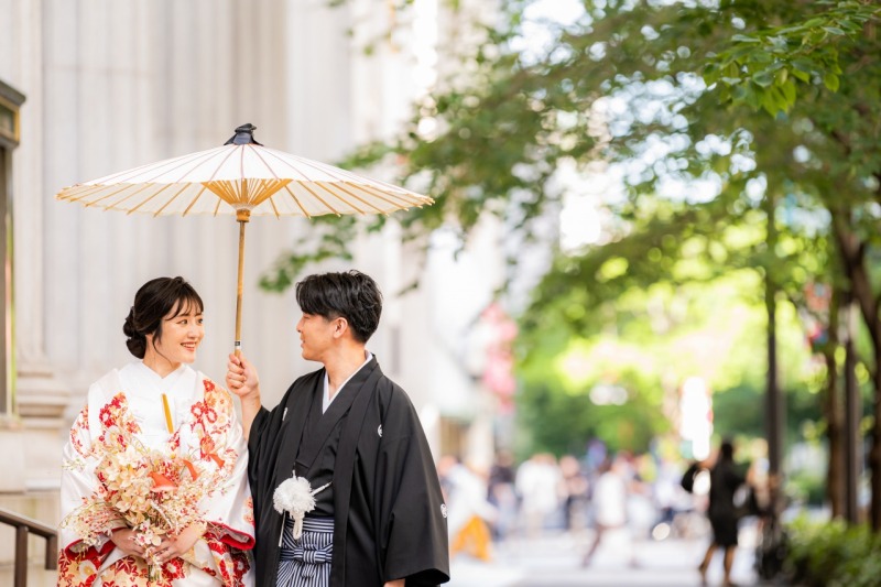 番傘を使用して！