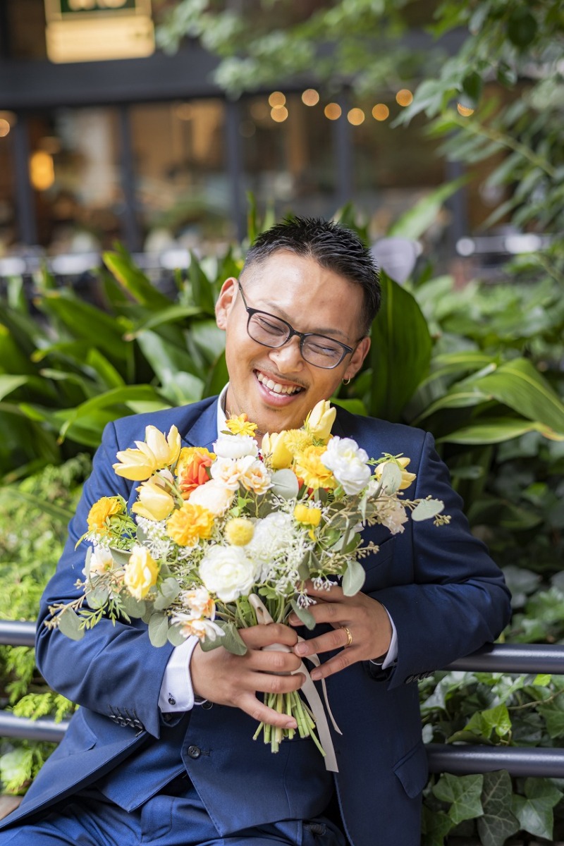 ご新郎様ソロショット