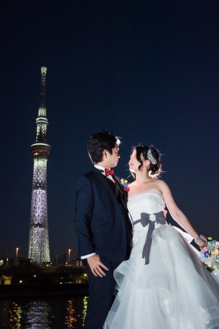 スカイツリーと前撮り♡