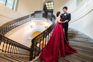 表慶館と東京駅周辺を２着のドレスで♡前撮り撮影♪