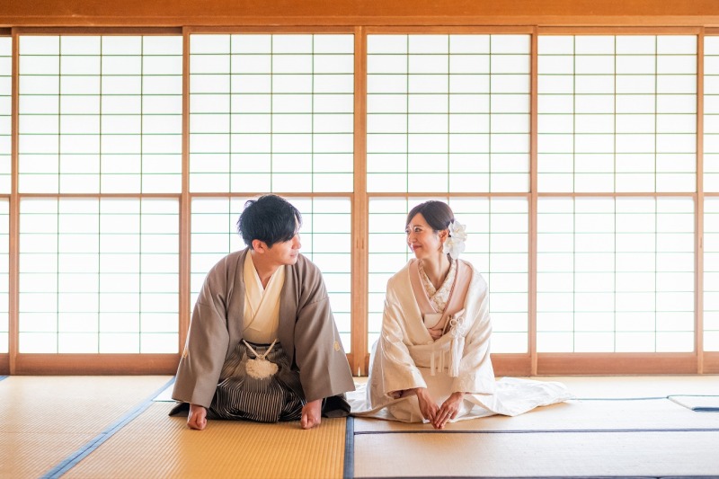 和室でのお座りショット