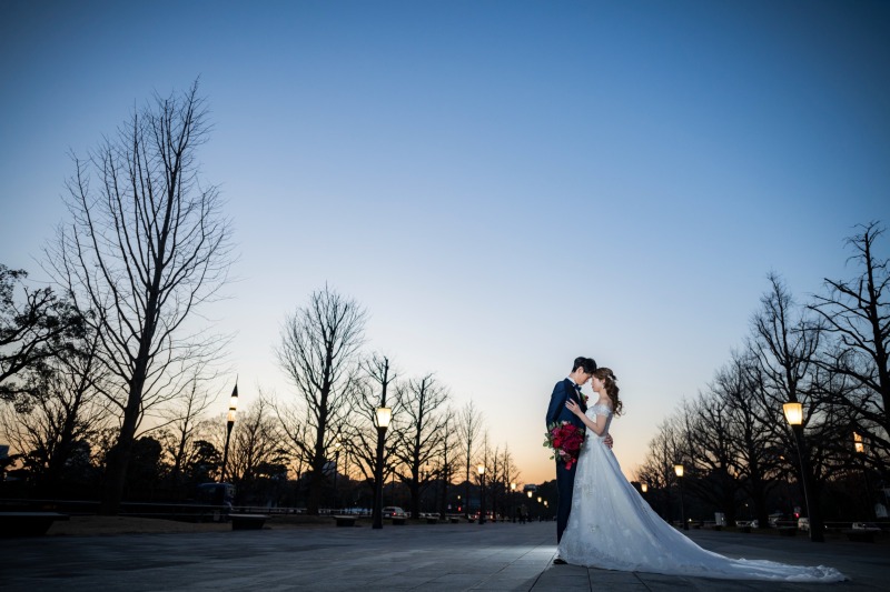 行幸通りでトワイライトショットを♪