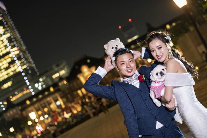 わんちゃんと一緒に☆